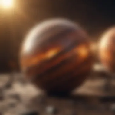 Planets in motion illustrating astrological influences