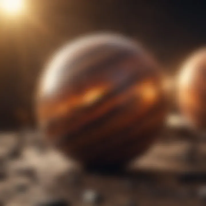 Planets in motion illustrating astrological influences