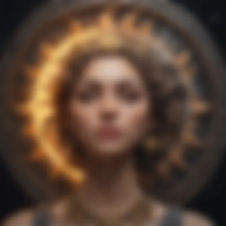 Visual representation of calculating sun and moon signs