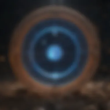 An artistic representation of cosmic energies