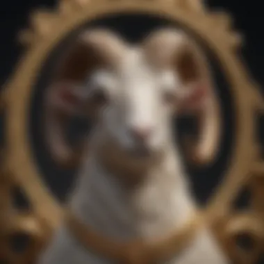 Aries Symbol Symbol of Aries, representing leadership and initiative