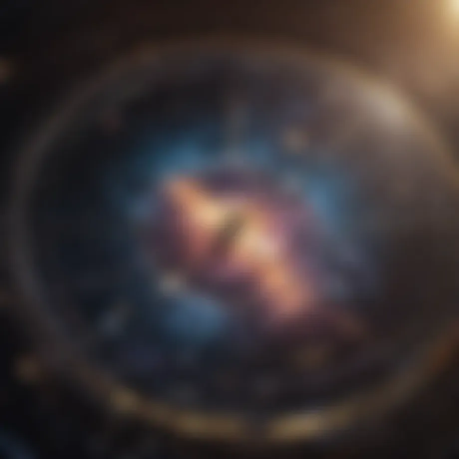 Celestial map representing Sagittarius constellation