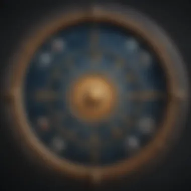 Celestial Chart of Zodiac Signs Celestial chart showcasing zodiac signs